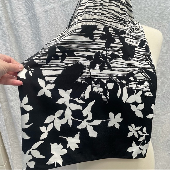 BCBGMaxazria Stripe & Floral Mini Dress - Picture 3 of 6